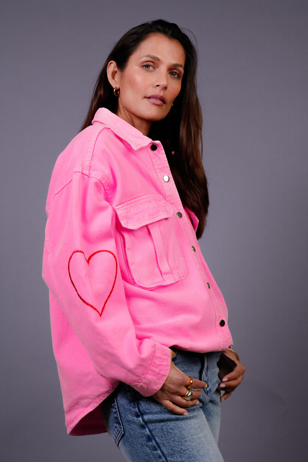 Neon Pink Shacket