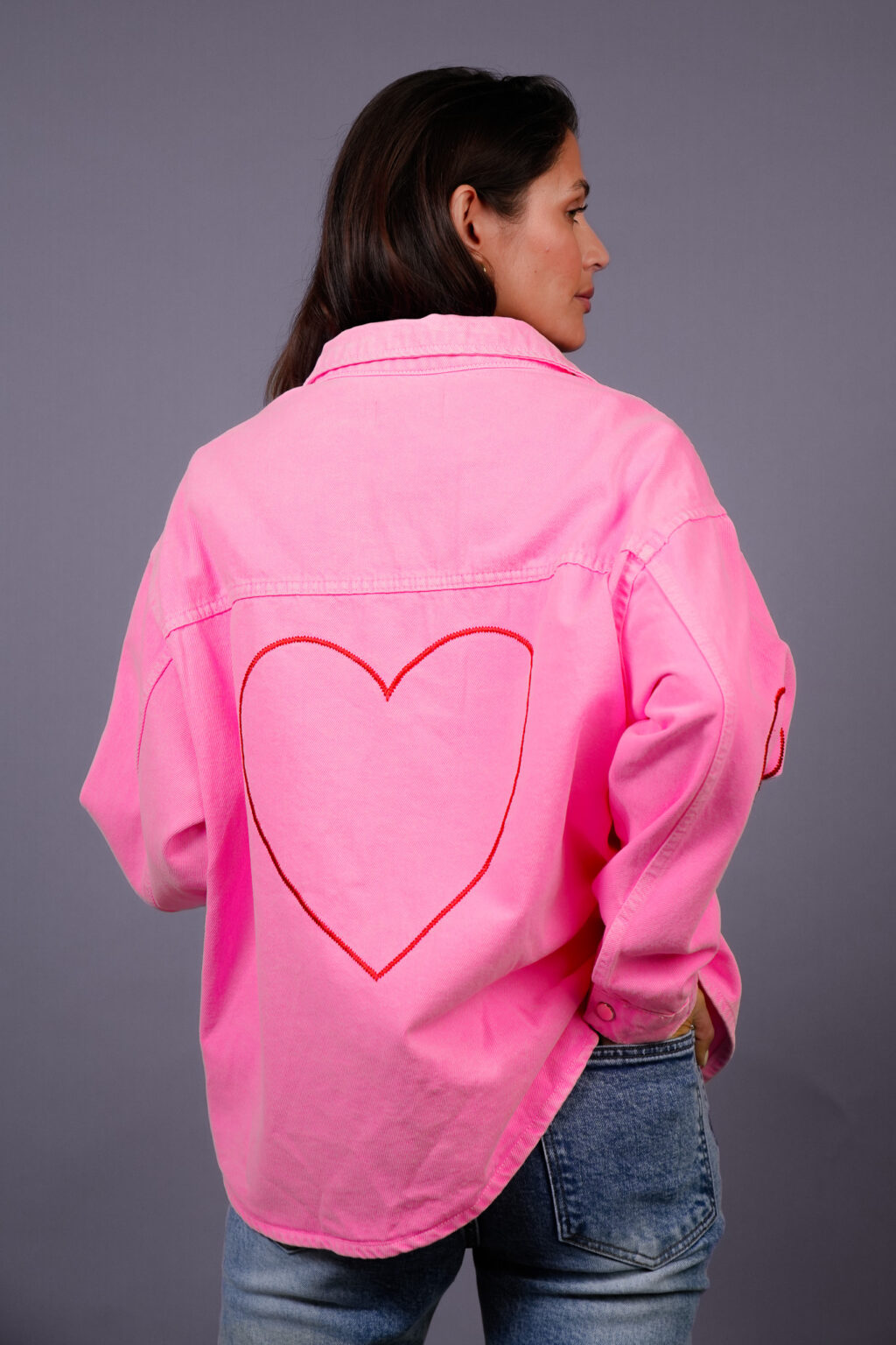 Neon Pink Shacket - Image 3