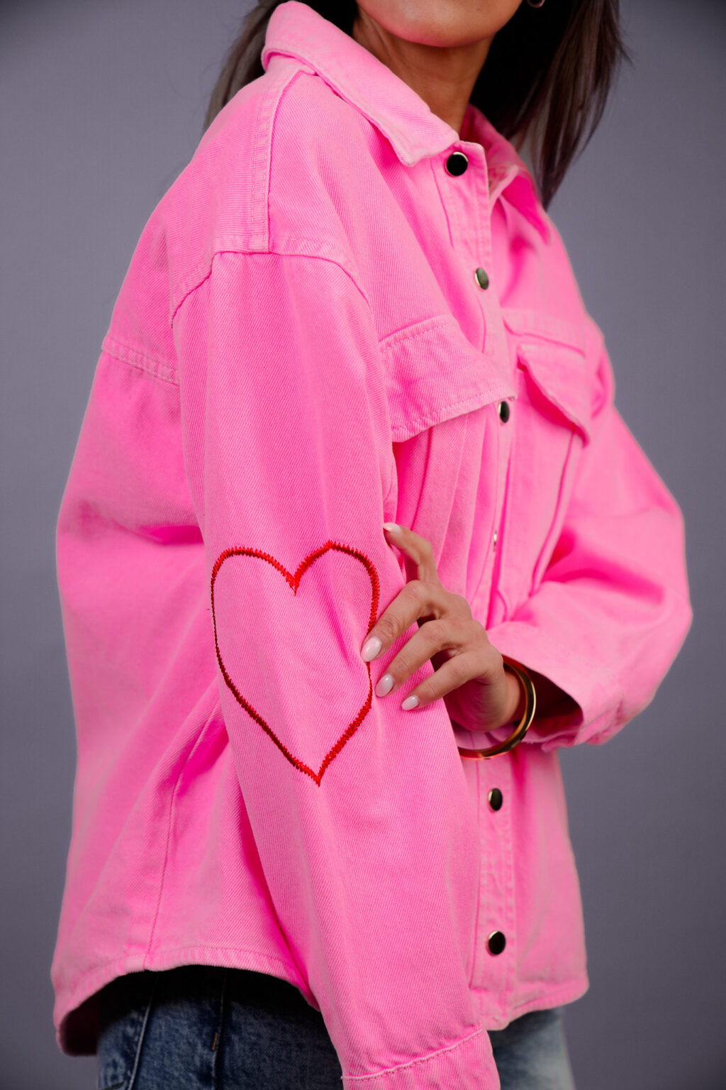 Neon Pink Shacket - Image 2