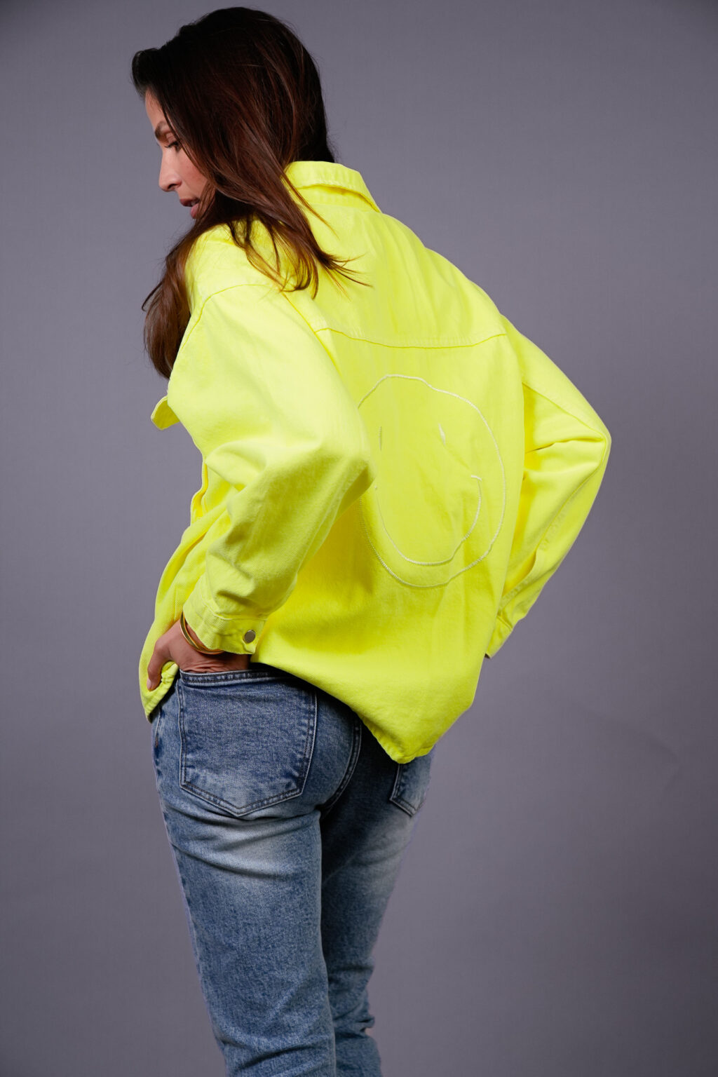 Neon Yellow Shacket - Image 3